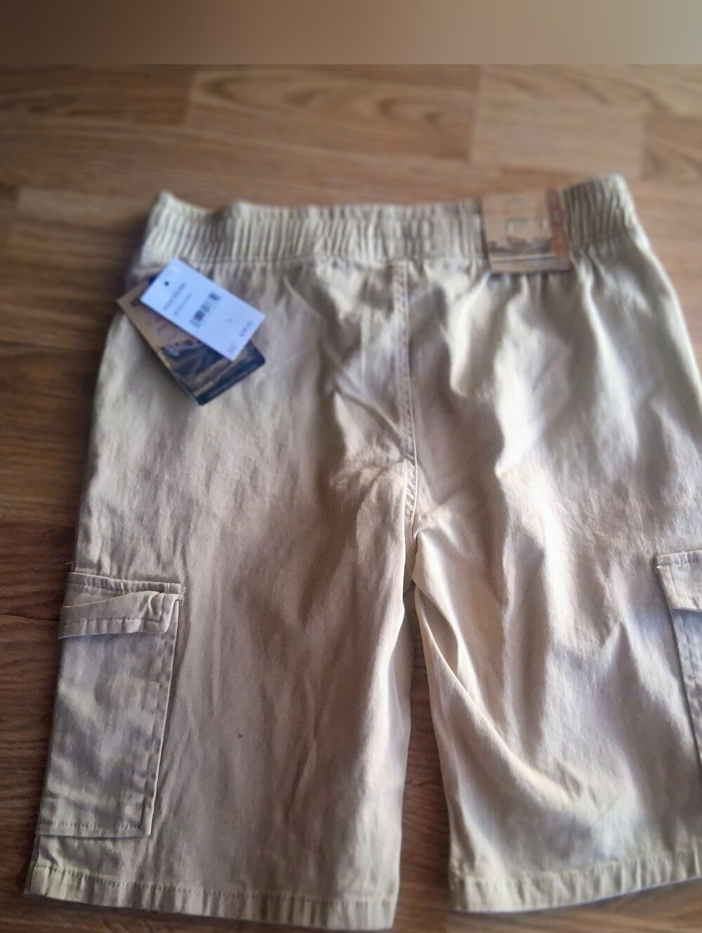 NWT Weatherproof Vintage Brand Boys Khaki Cargo  Shorts,sz Lg, MRSP $38